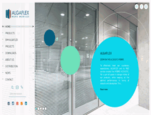 Tablet Screenshot of algaflex.com